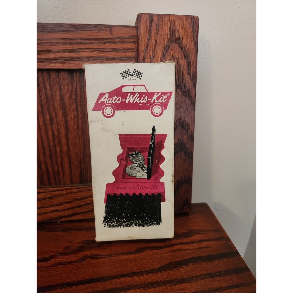 New‎ NOS Vintage Auto-Whis-Kit Ice Scraper/Broom/Coin Box-Bottle Opener
